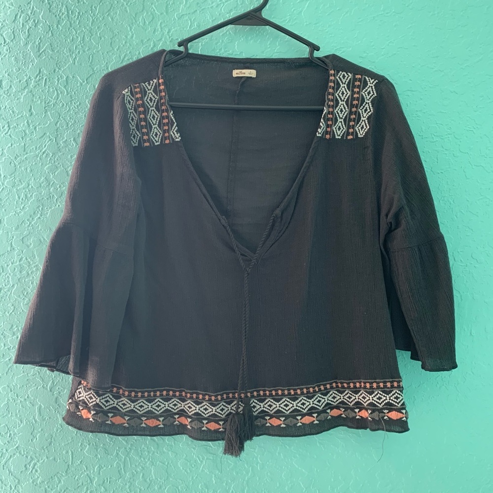 Boho loose crop